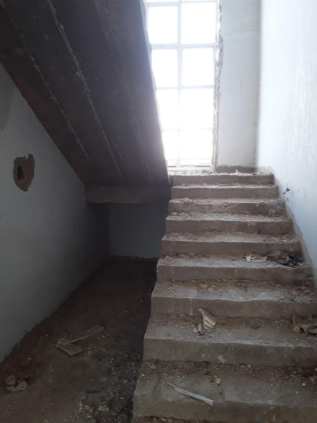 Staircase, in progress